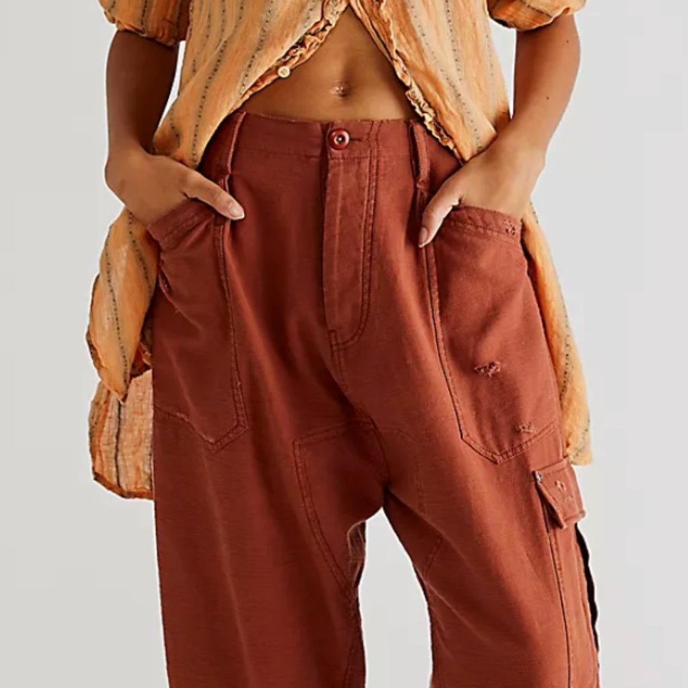 Free People Bay to Breakers cargo pants XS